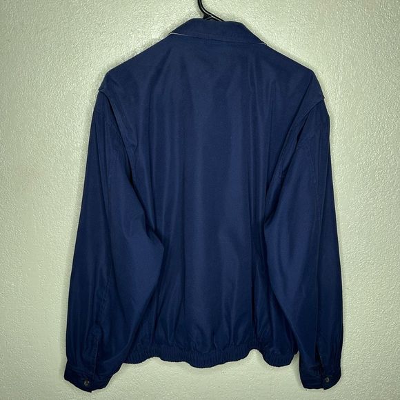 VTG Polo Ralph Lauren Harrington Jacket Men Large Full Zip Lined Size L - Picture 3 of 5
